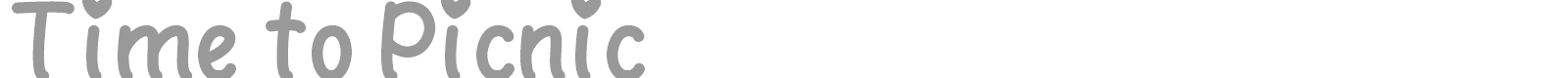 Time to Picnic font preview